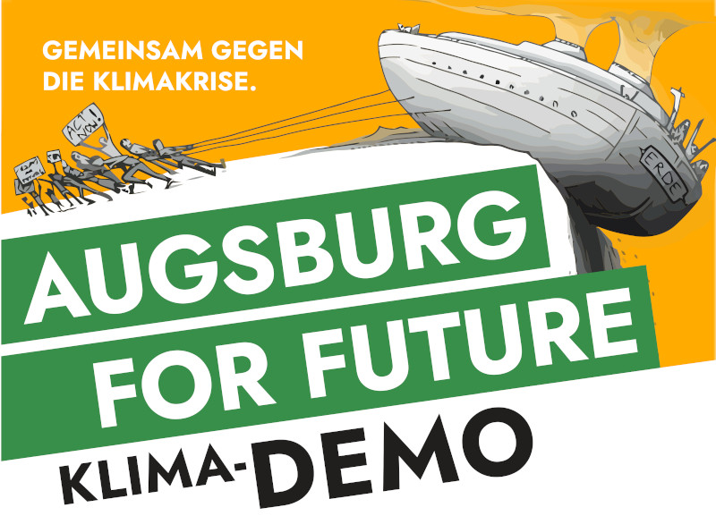 Gemeinsam gegen die Klimakrise — Augsburg for Future, Klima-Demo